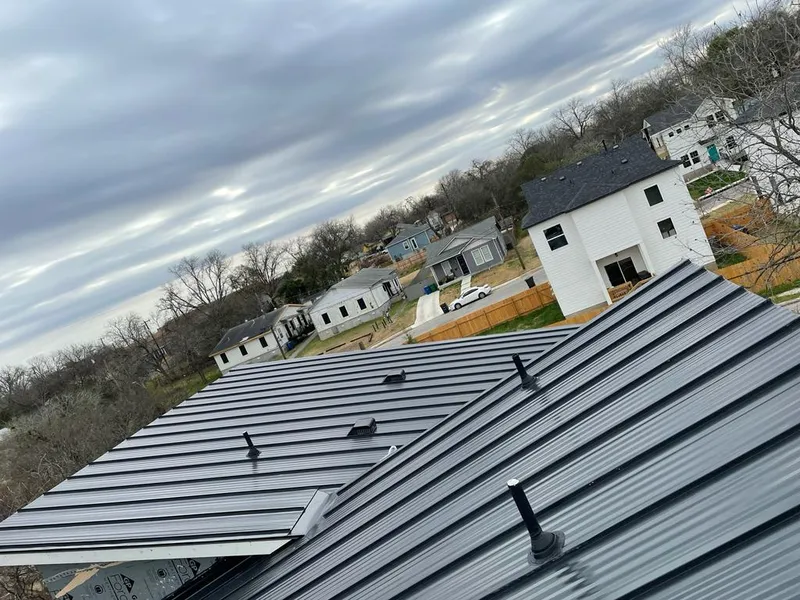 Standing seam metal roof panels with vents for Skylight Repair in Christiansburg